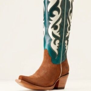 Ariat Elvira Stretch Tall Leather Western Cowgirl Boots sz 7.5